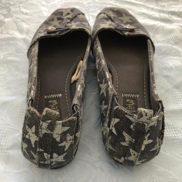 Denim Blue Star Canvas Flats - Picture 3 of 8